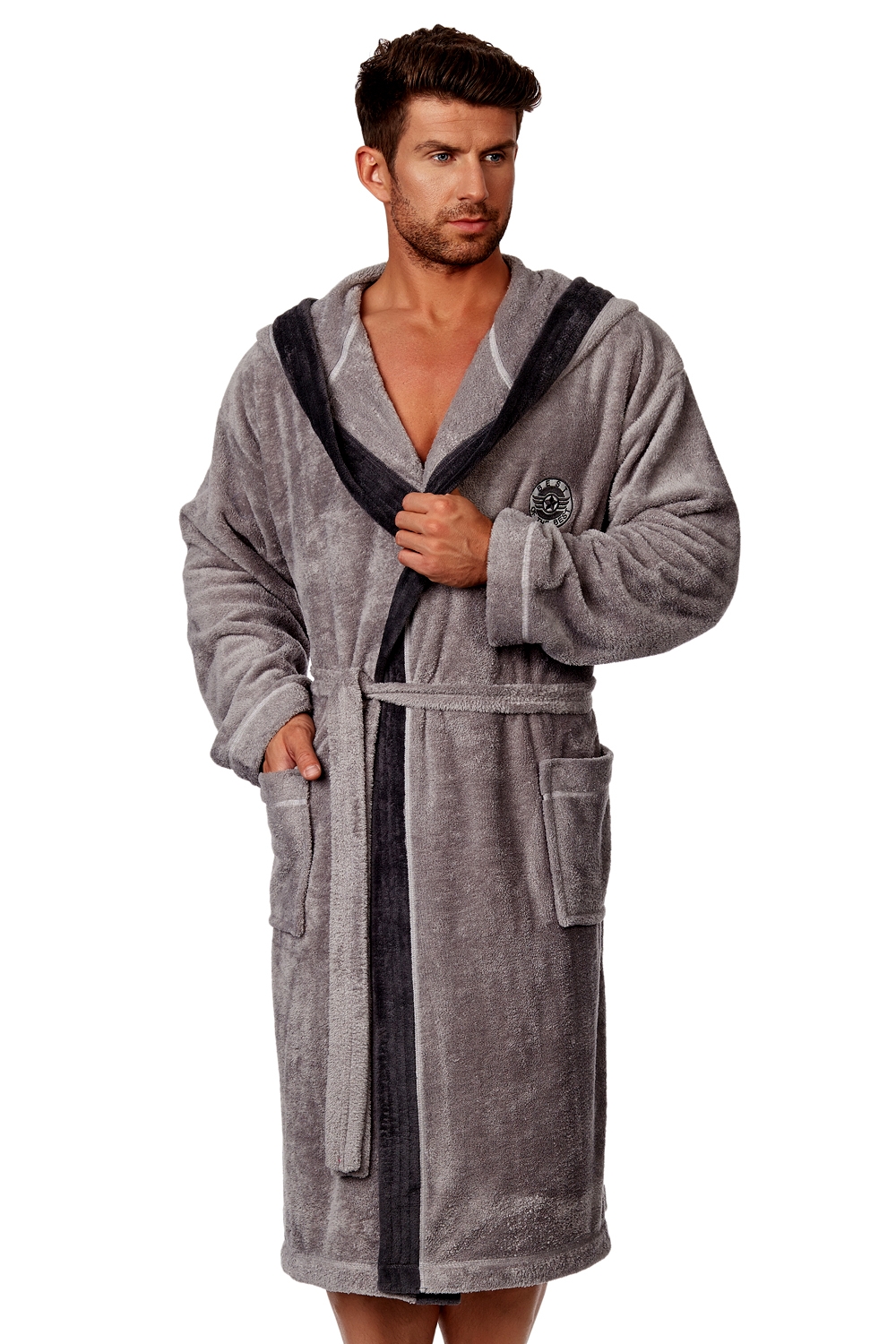 Pánský župan s kapucí George - L§L 