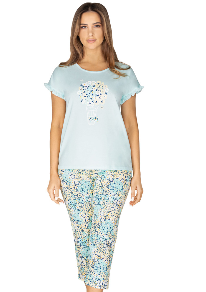 Dámské pyžamo s krátkým rukávem  984 - Regina 