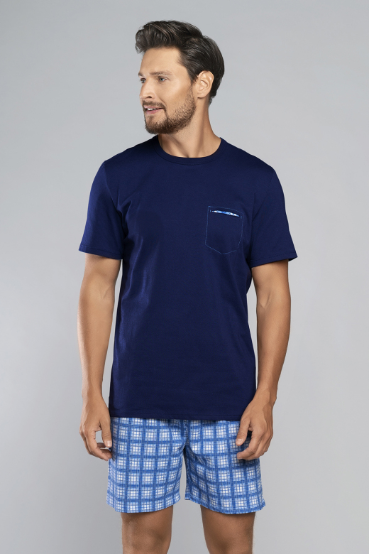 Pánské pyžamo s krátkým rukávem Kryspin - Italian Fashion