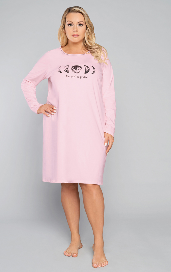 Dámská noční košile s dlouhým rukávem Umbra  -Italian Fashion 