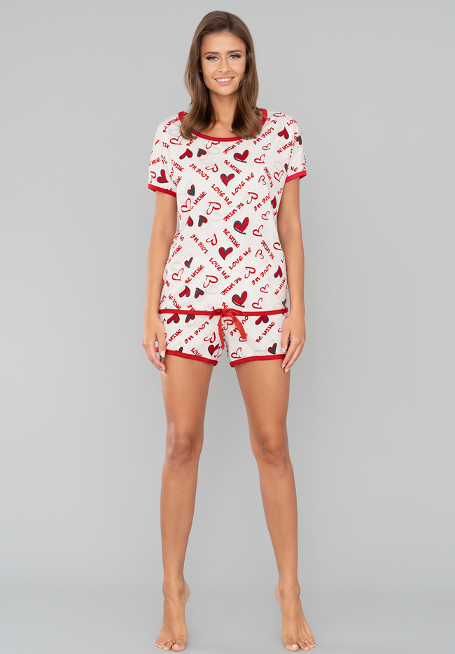 Dámské pyžamo s kraťasy Emocja - Italian Fashion