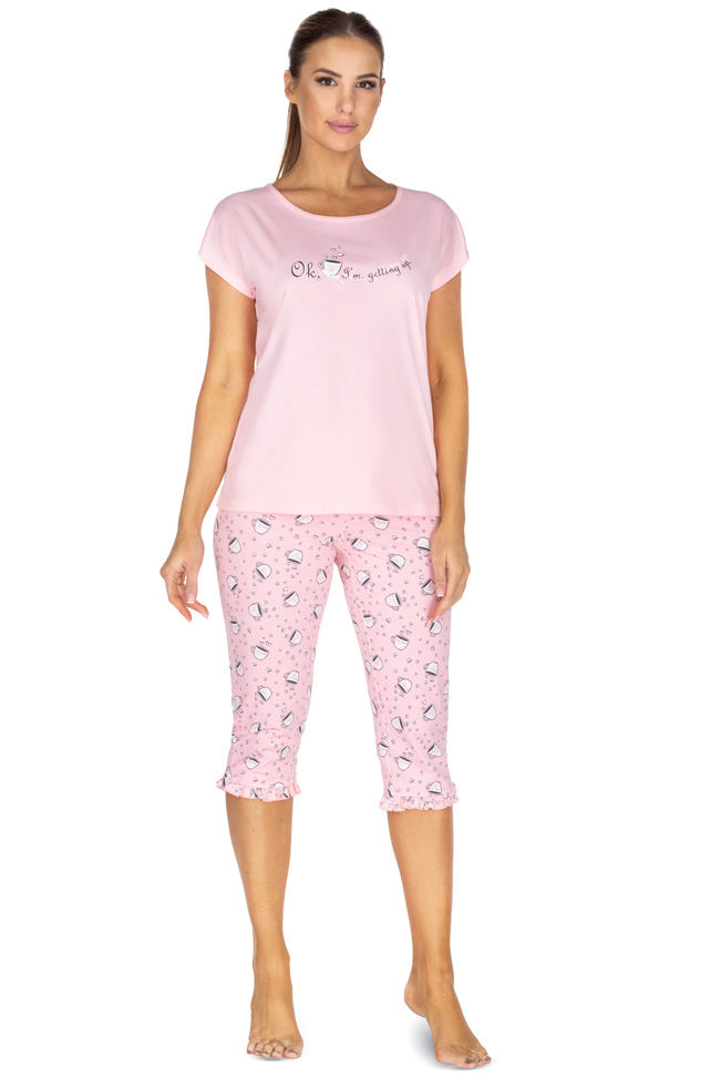 Dámské pyžamo s krátkým rukávem  622 - Regina 