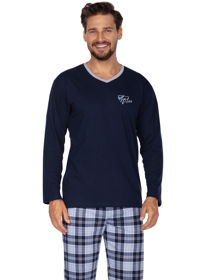 Pánské bavlněné pyžamo 446 - Regina