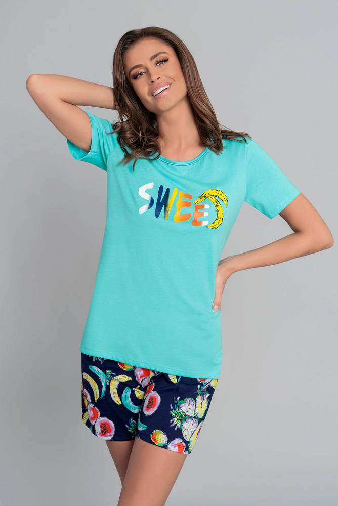 Dámské pyžamo s kraťasy Fruit - Italian Fashion