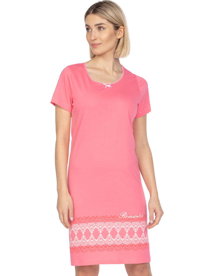 Dámská noční košile s krátkým rukávem 133 - Regina 