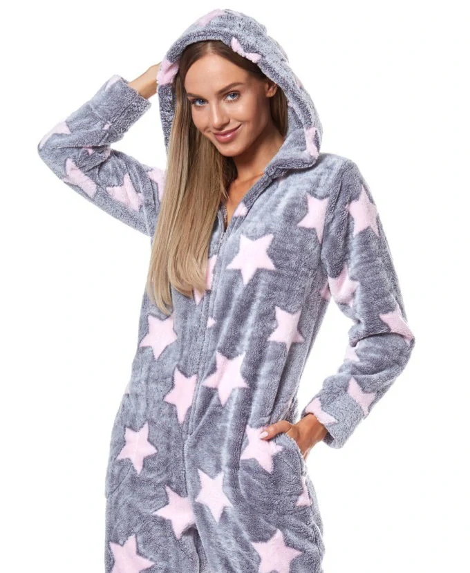 Dámský overal na spaní teplý 9151 - L§L