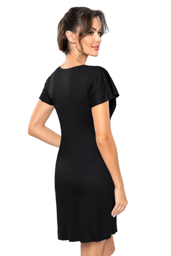 Dámská luxusní noční košile Luiza černá - Donna 