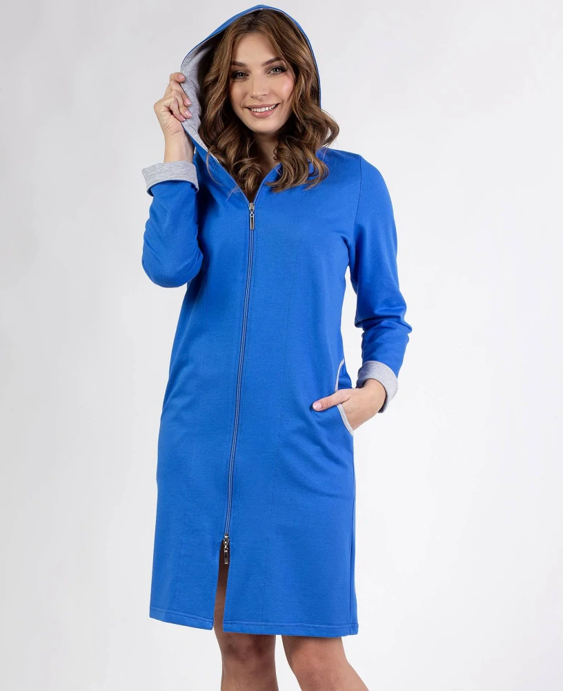 Dámský bavlněný župan 158 zip - Regina