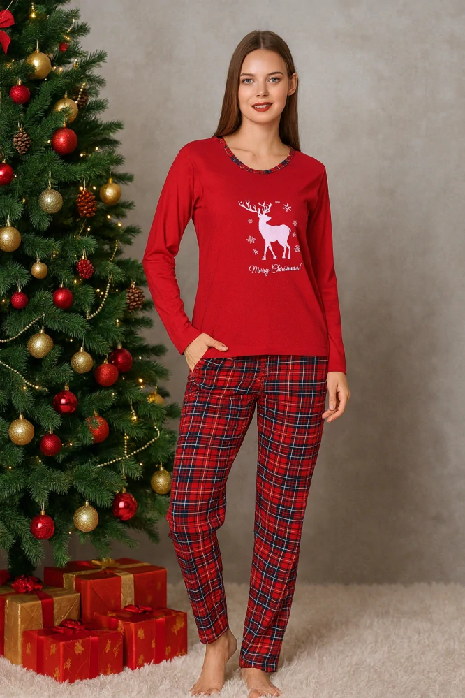 Dámské pyžamo vánoční 11011 - La Penna