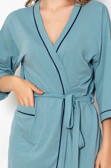 Dámský bavlněný župan 19276 - La Penna