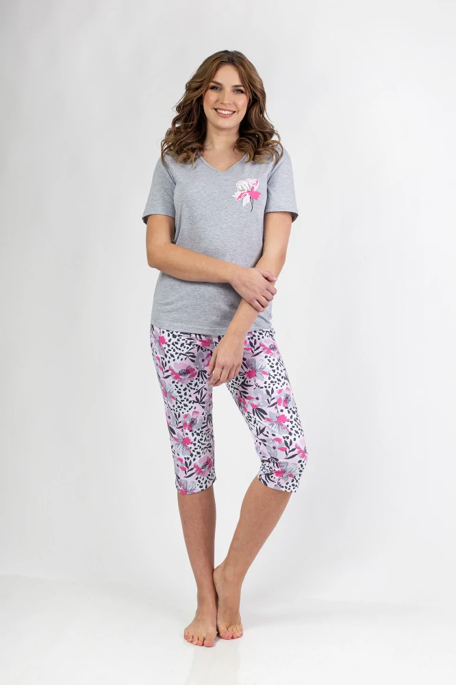 Dámské pyžamo s krátkým rukávem 698 - Regina 