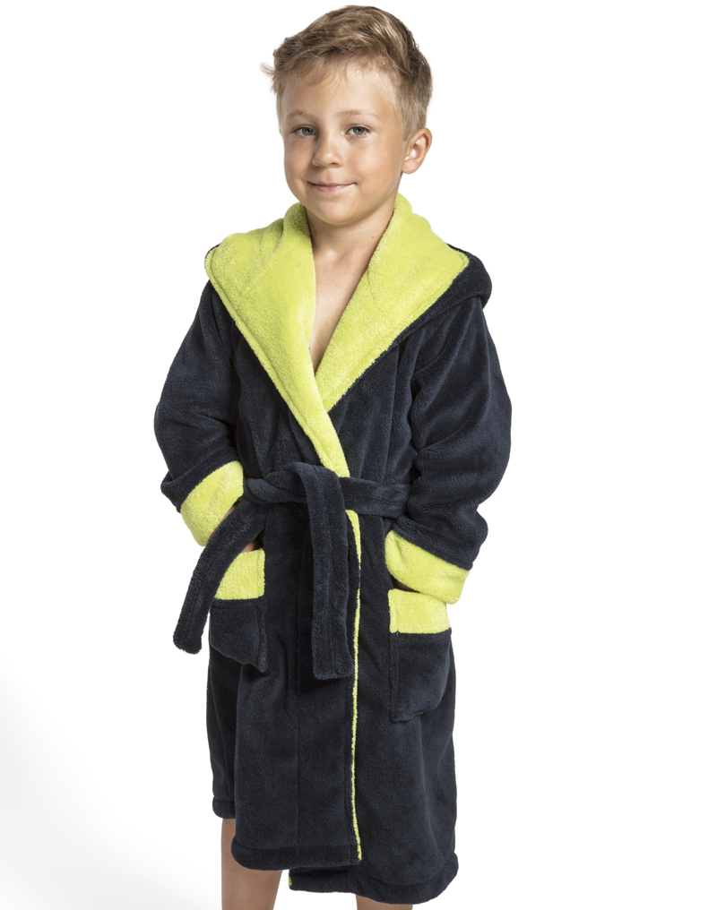 Chlapecký župan Delfino ENVIE modrá tmavě vel. 134-140