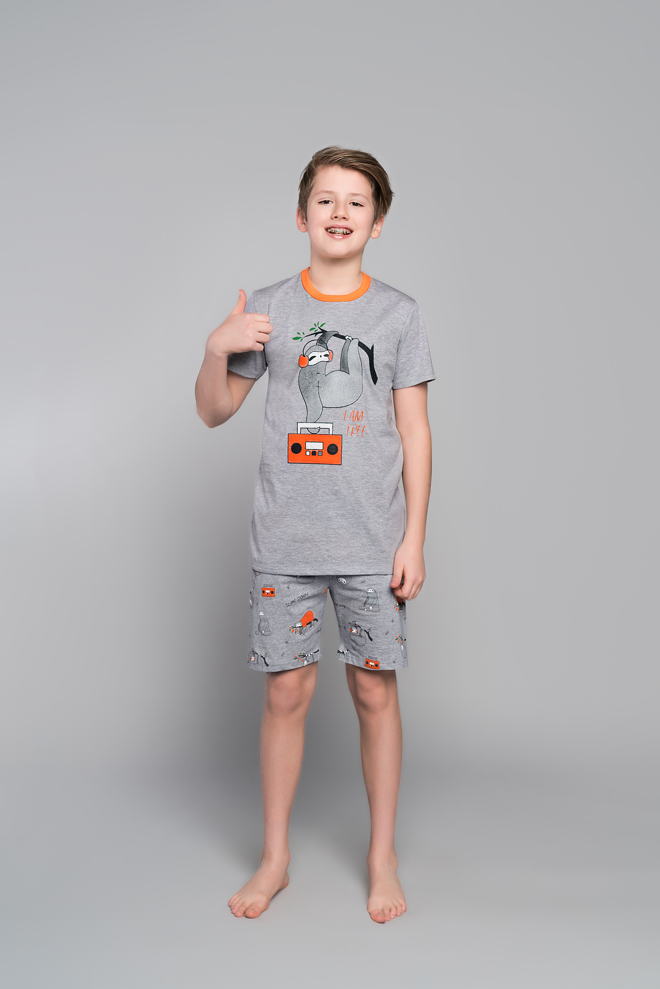 Chlapecké pyžamo s kraťasy Bafi - Italian Fashion 