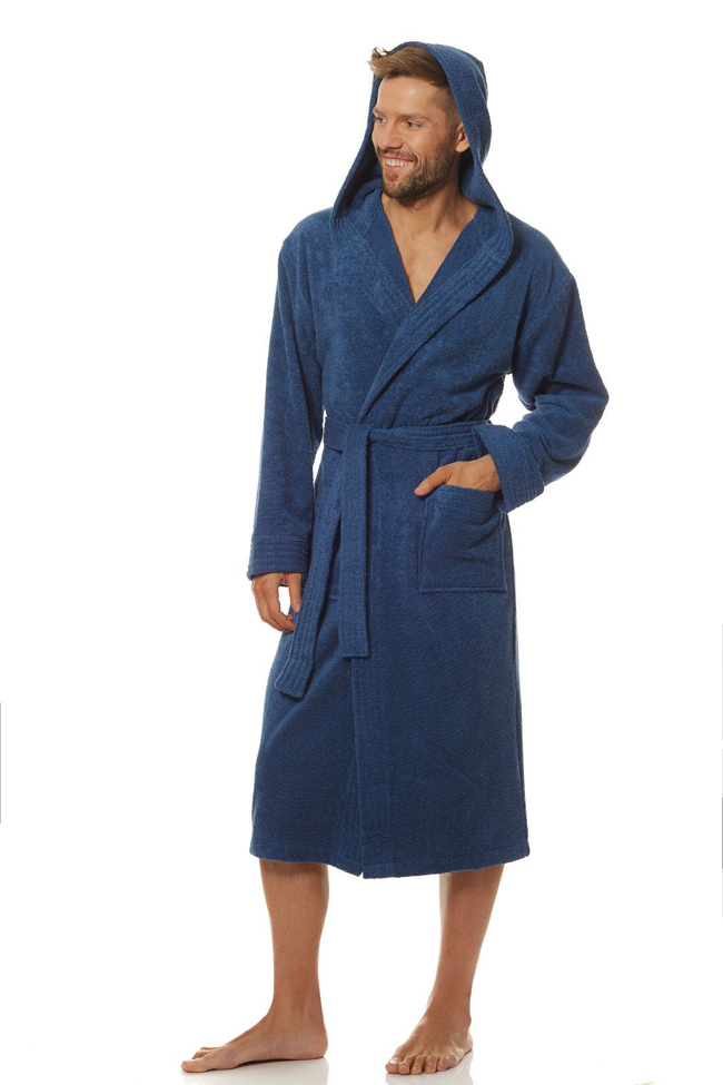 Pánský župan s kapucí froté 2104 - L§L 