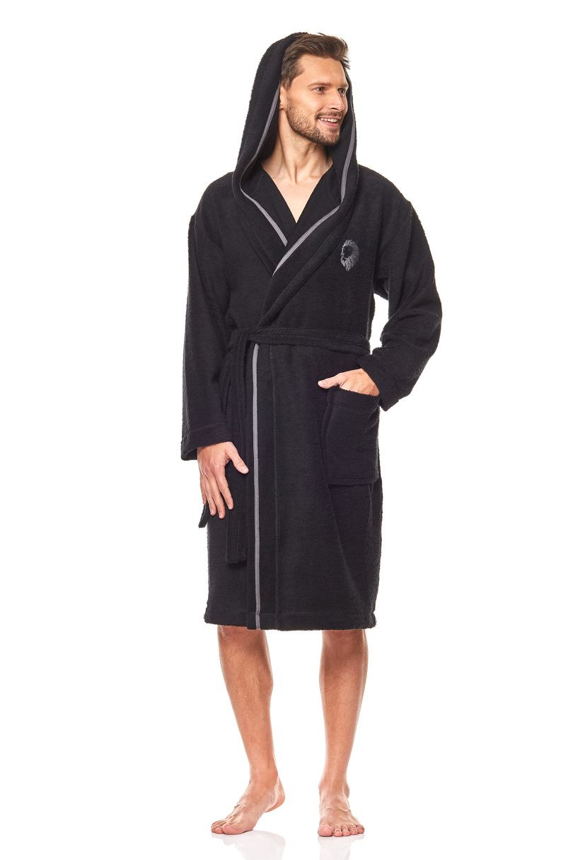 Pánský župan s kapucí 9110 - L§L 