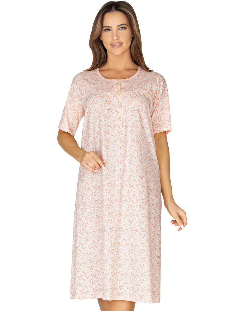 Dámská noční košile s krátkým rukávem 084 - Regina 