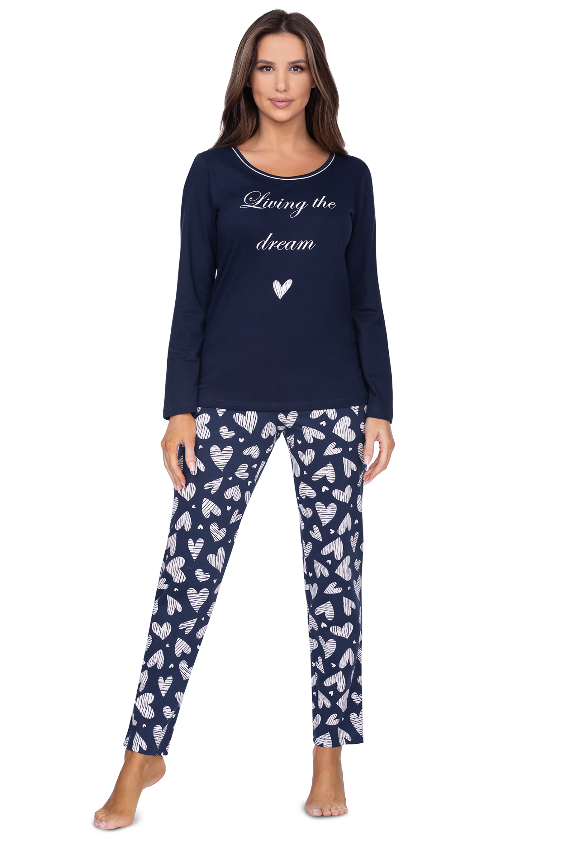 Dámské pyžamo s dlouhým rukávem 617 - Regina