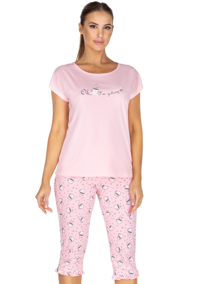 Dámské pyžamo s krátkým rukávem  622 - Regina 