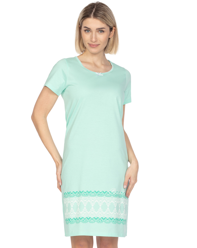 Dámská noční košile s krátkým rukávem 133 - Regina 