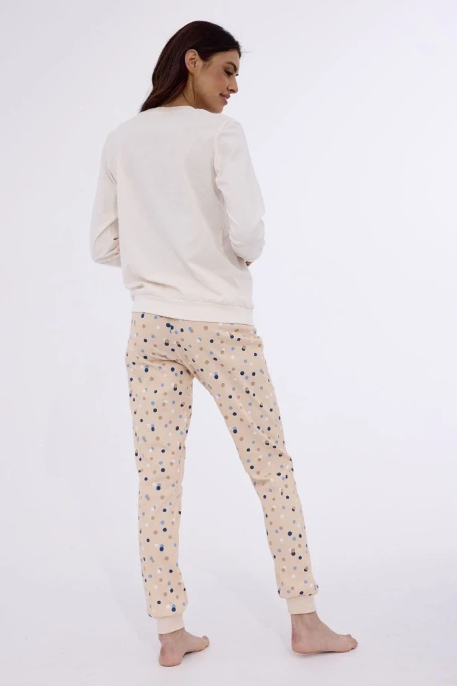 Dámské pyžamo s dlouhým rukávem Sweet Bear 671/377 - Cornette