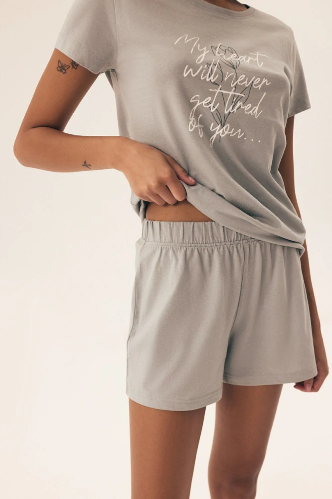 Dámské pyžamo s kraťasy Naturaleza 42660  - Henderson