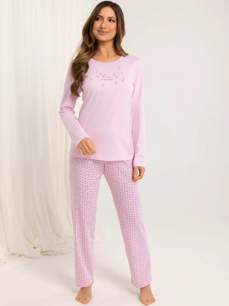 Dámské pyžamo s dlouhým rukávem 708 - Regina