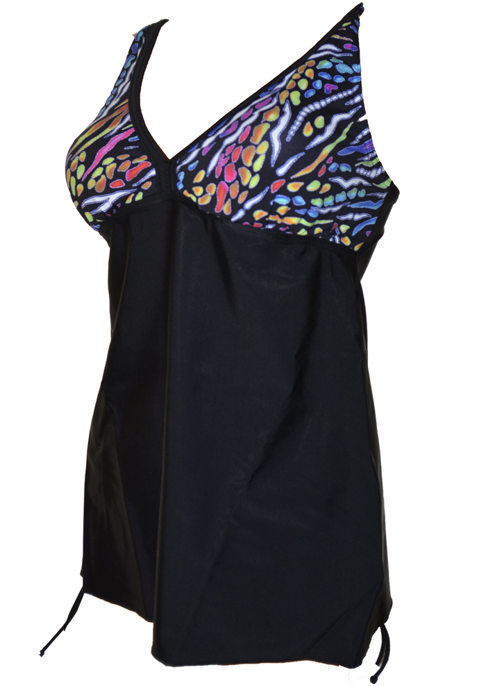 Tankiny plavky pro plnoštíhlé  T 8245 - Effy