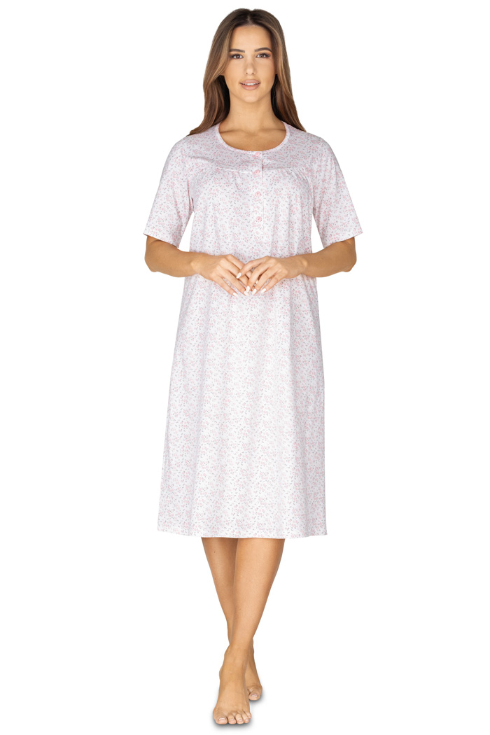 Dámská noční košile s krátkým rukávem 084 - Regina 