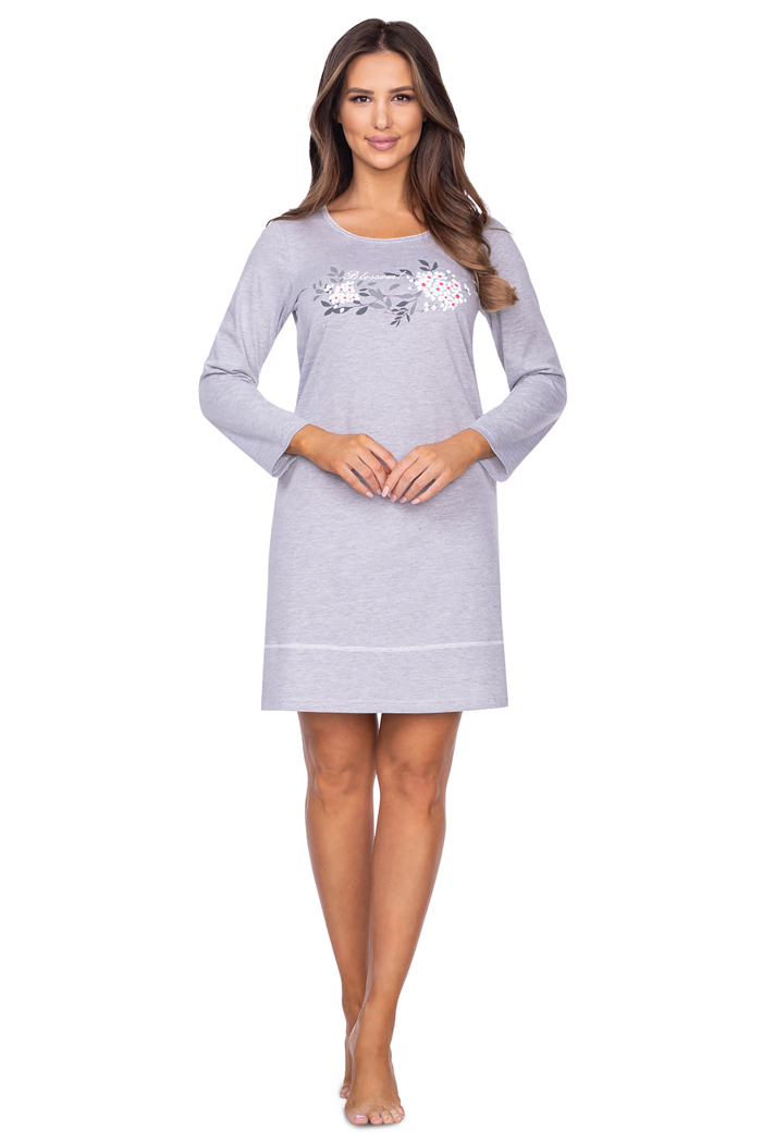 Dámská noční košile s dlouhým rukávem 085 - Regina 