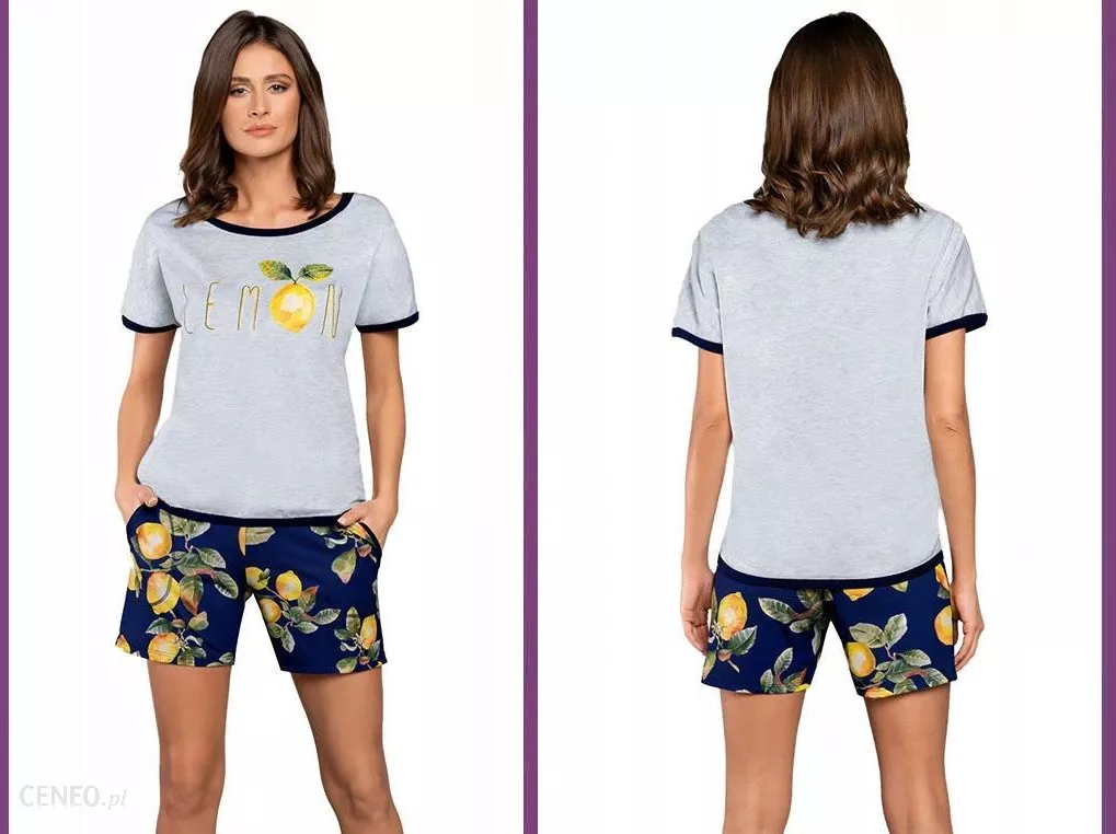 Dámské pyžamo s kraťasy Lemon - Italian Fashion
