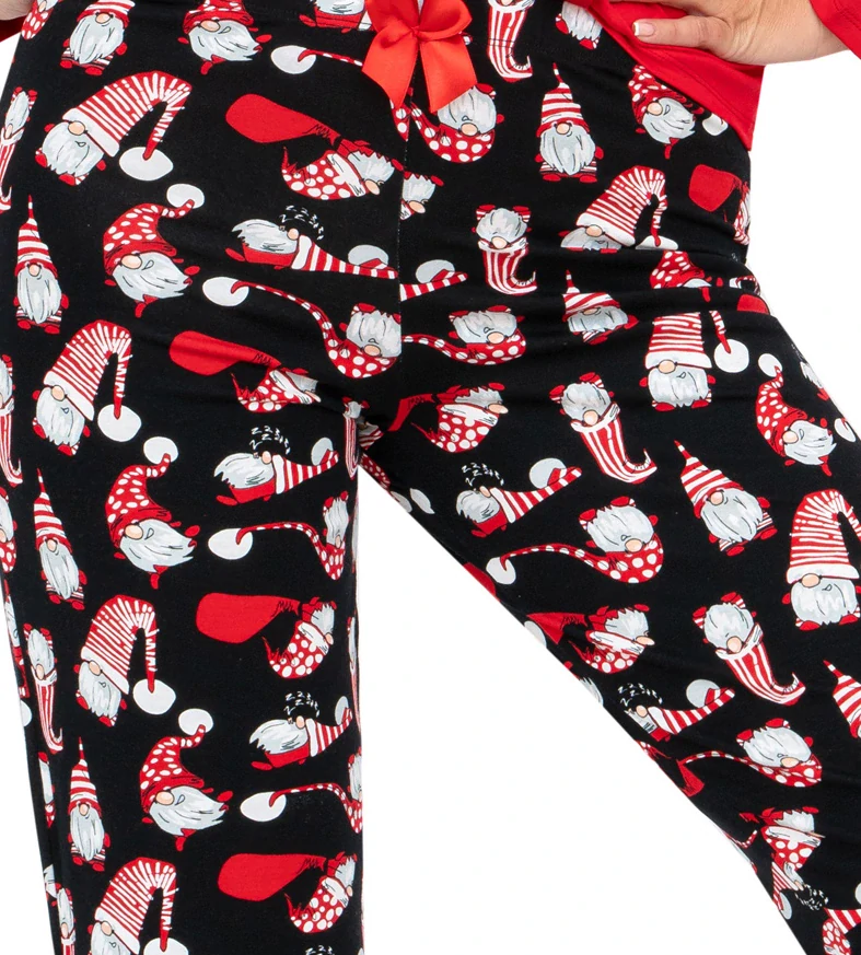 Dámské vánoční pyžamo s dlouhým rukávem Santi - Donna