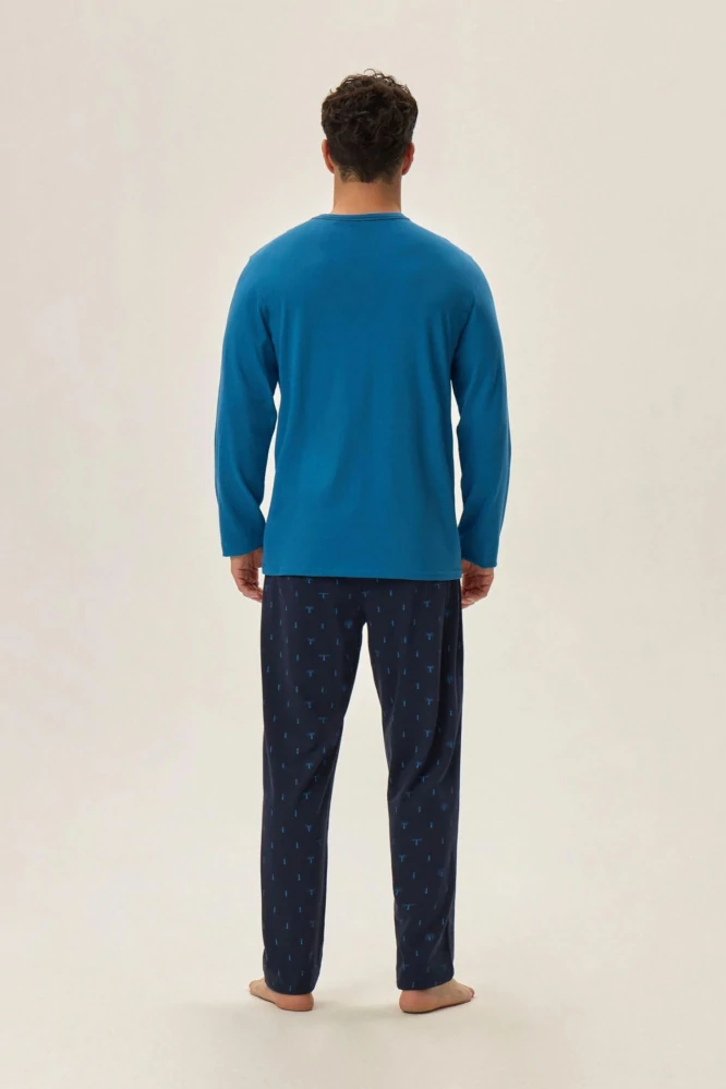 Pánské pyžamo dlouhé Joger 41906 - Henderson