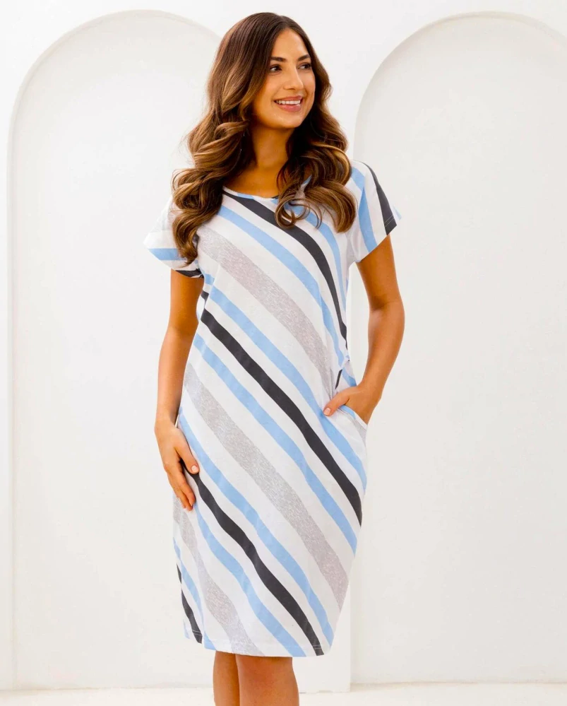 Dámská noční košile s krátkým rukávem 175 - Regina 