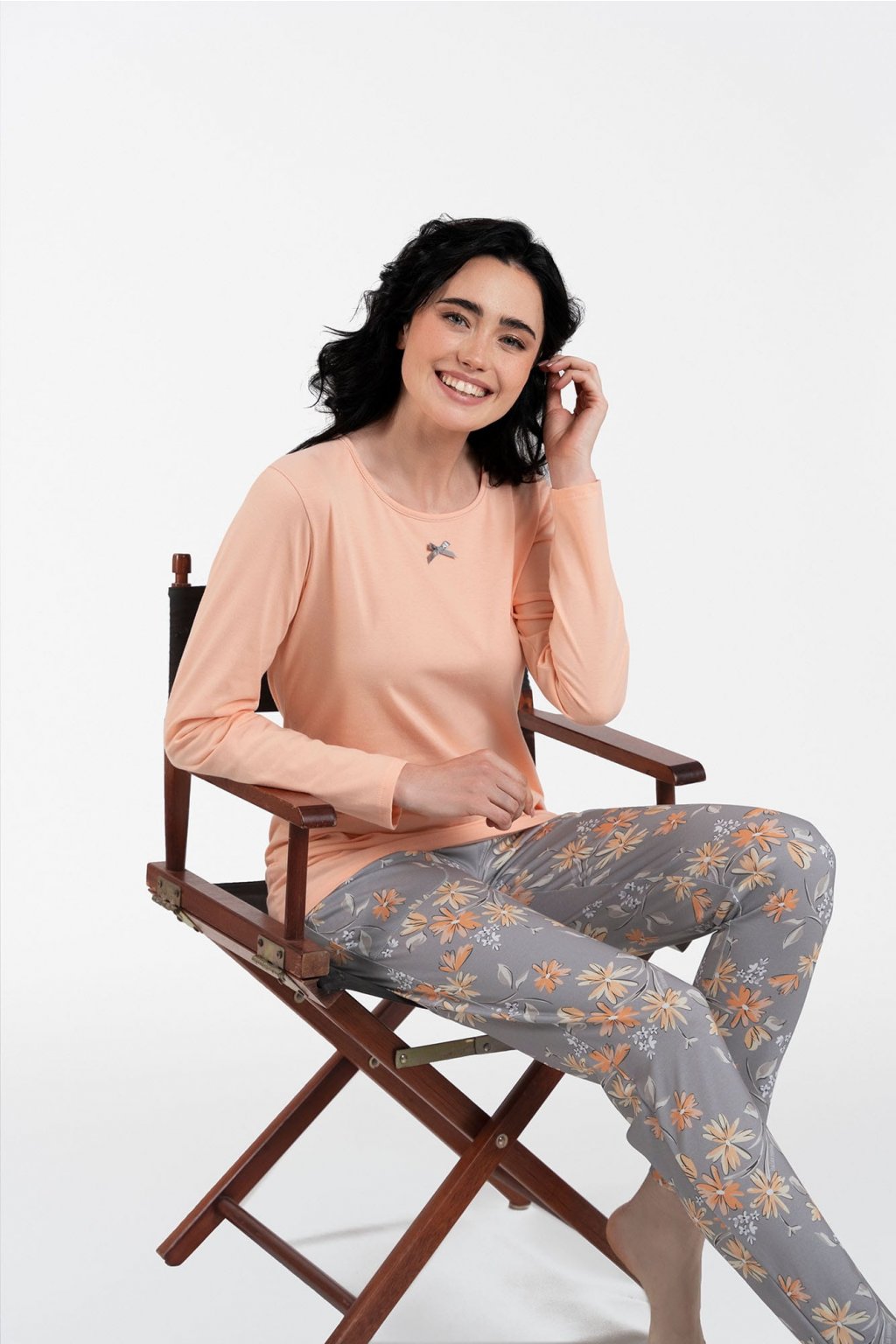 Dámské pyžamo s dlouhým rukávem Kasali - Italian Fashion