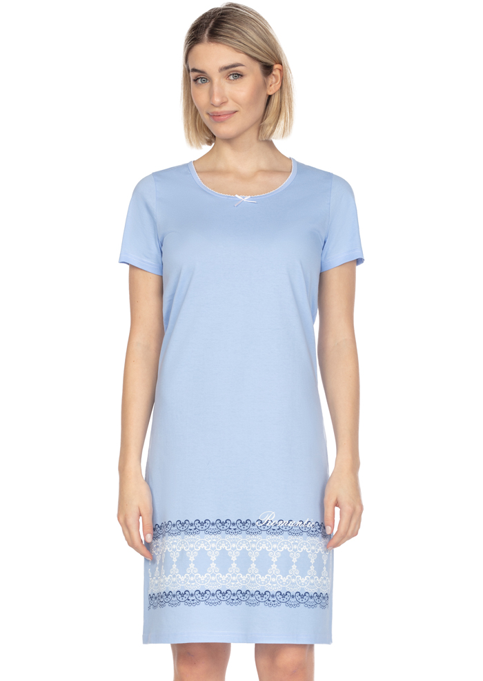 Dámská noční košile s krátkým rukávem 133 - Regina 