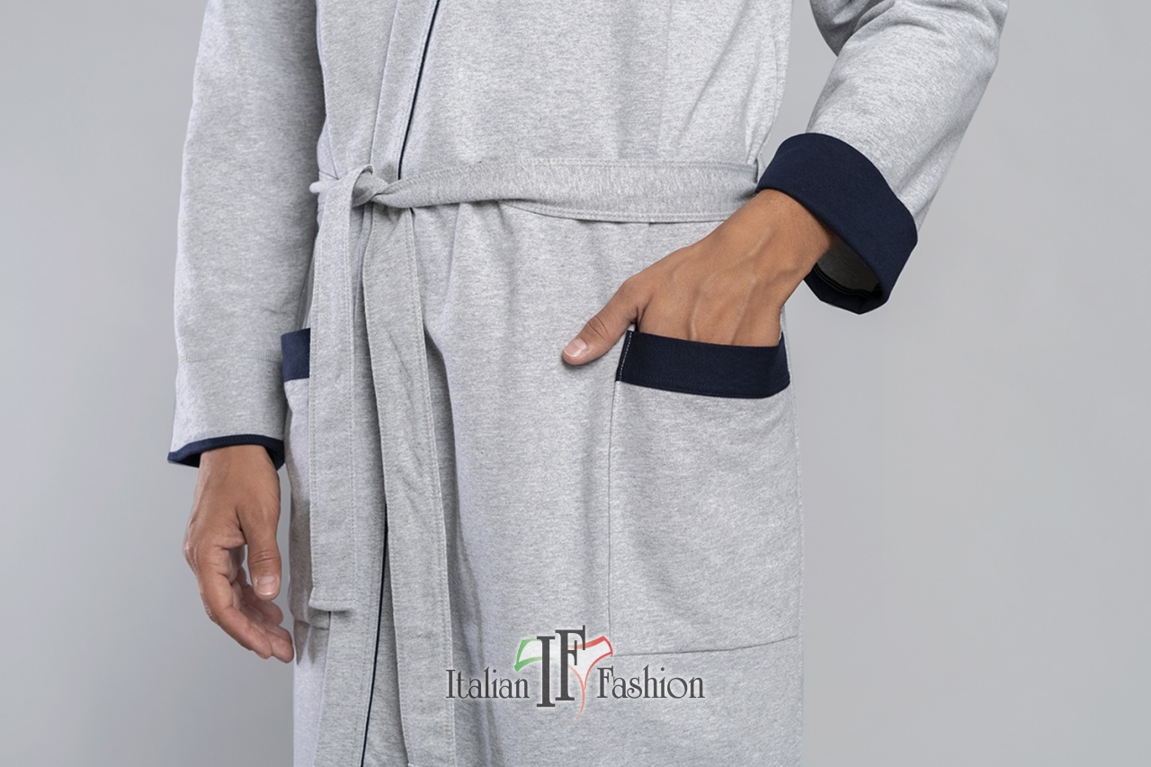 Pánský župan bavlněný Gabriel-Italian Fashion