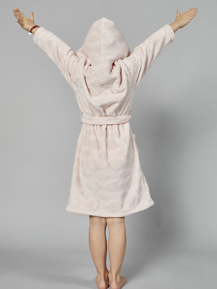 Dívčí župan Drina 134/140 růžová Italian Fashion 