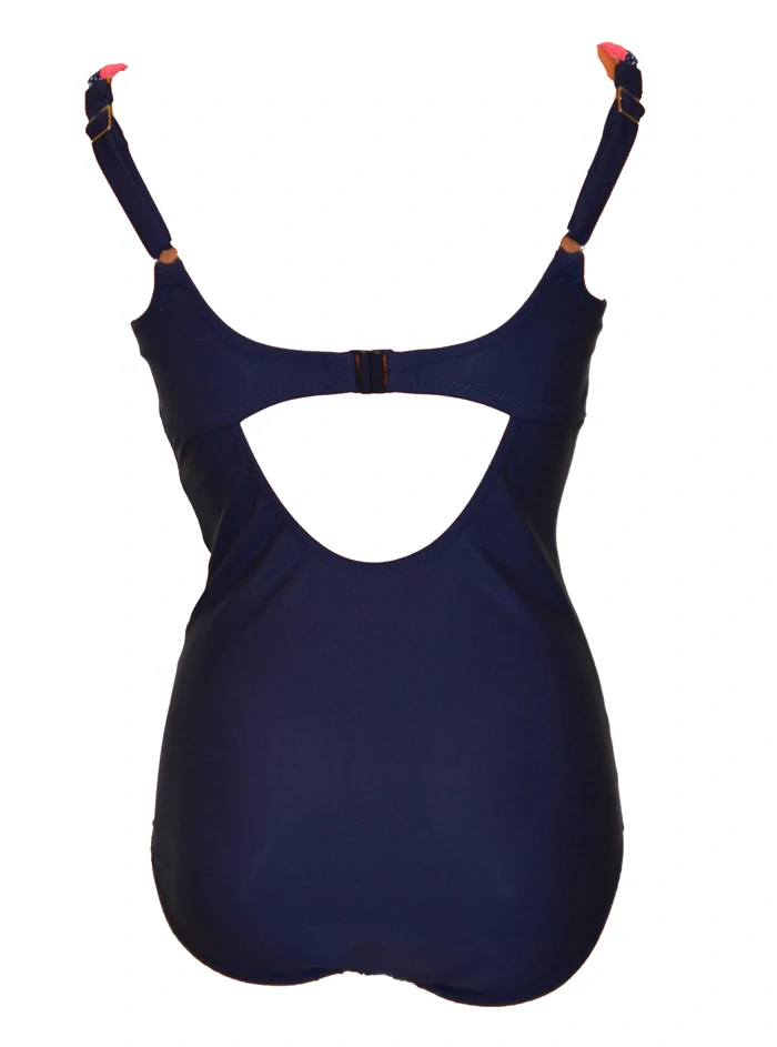 Dámské plavky jednodílné pro plnoštíhlé K 6406 - Effy