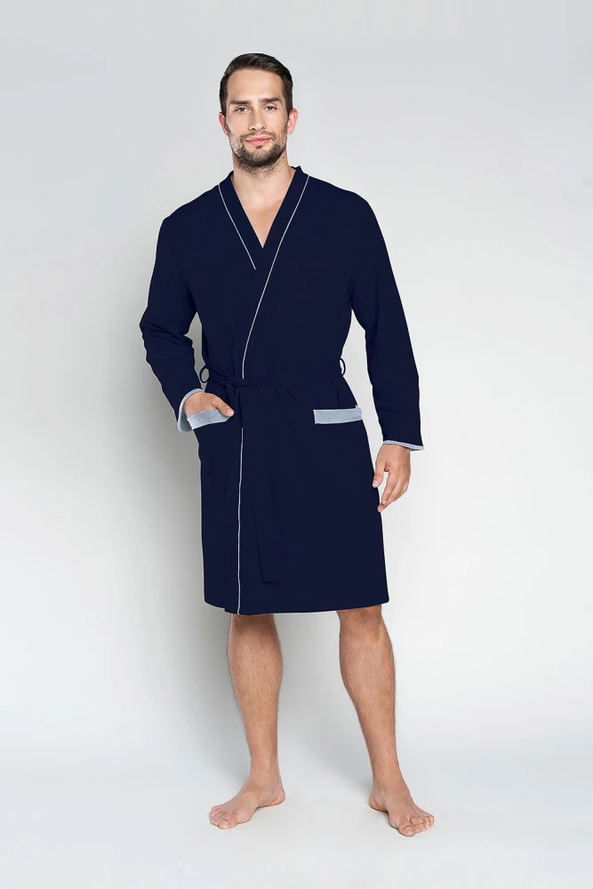 Pánský župan bavlněný Gabriel-Italian Fashion