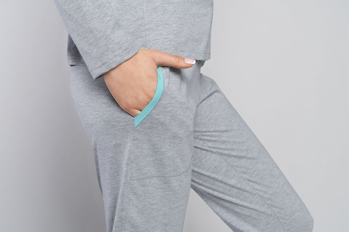 Dámské pyžamo s dlouhým rukávem Tabata - Italian Fashion