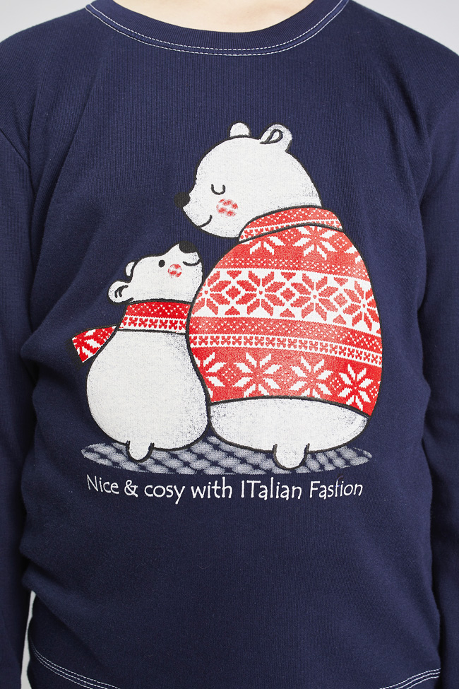 Pánské pyžamo vánoční Arktyka - Italian Fashion