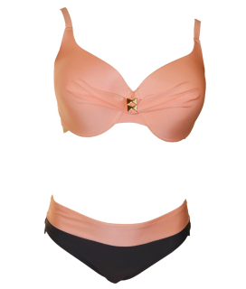 Dámské plavky pro plnoštíhlé D 10 - Effy 