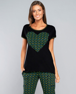 Dámské pyžamo s krátkým rukávem Vege - Italian Fashion