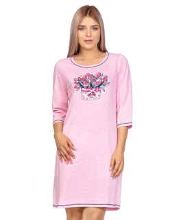 Dámská noční košile s dlouhým rukávem 408 - Regina 