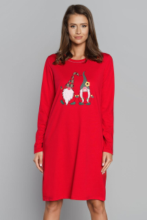 Dámská noční košile s dlouhým rukávem Santa  -Italian Fashion 