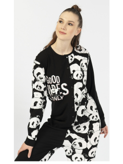 Dámský overal na spaní Pandy - Vienetta Secret