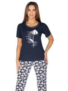 Dámské pyžamo 982 s krátkým rukávem - Regina 