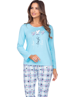 Dámské pyžamo s dlouhým rukávem 610 - Regina