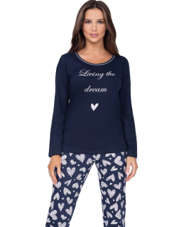 Dámské pyžamo s dlouhým rukávem 617 - Regina