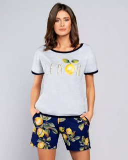 Dámské pyžamo s kraťasy Lemon - Italian Fashion